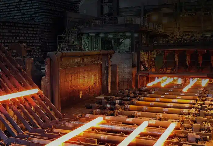 Steel rod production line