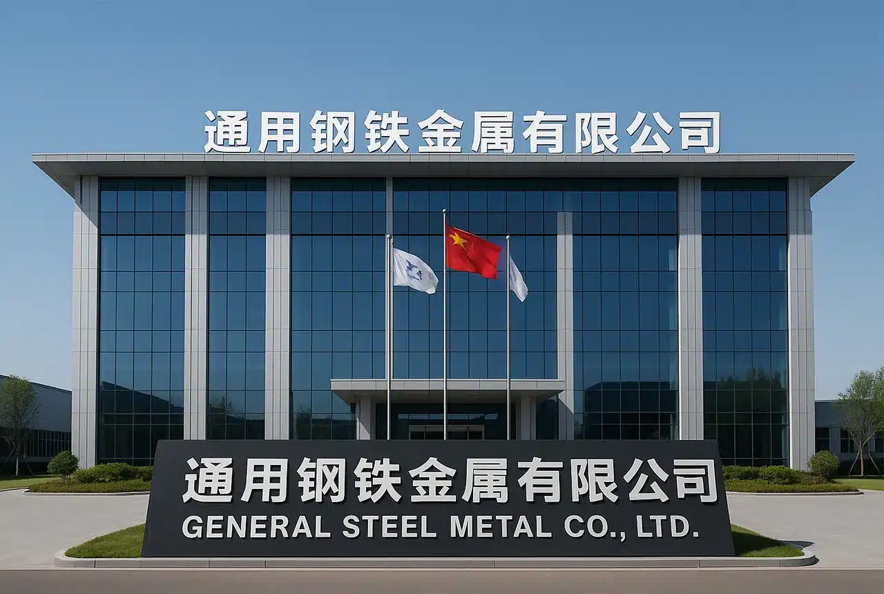 Used to describe the banner image on the company page of the general steel website